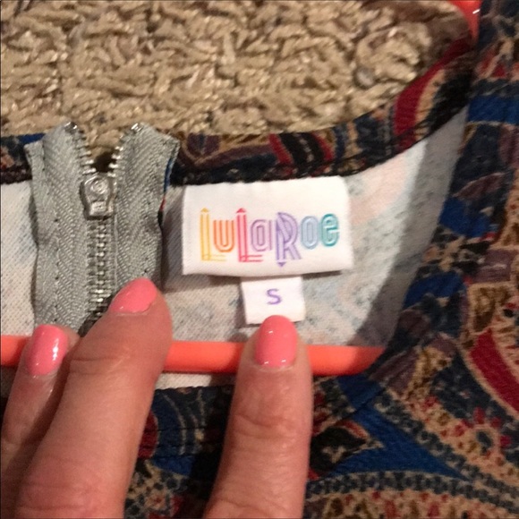 Lularoe Amelia paisley dress WITH POCKETS! - Picture 2 of 3